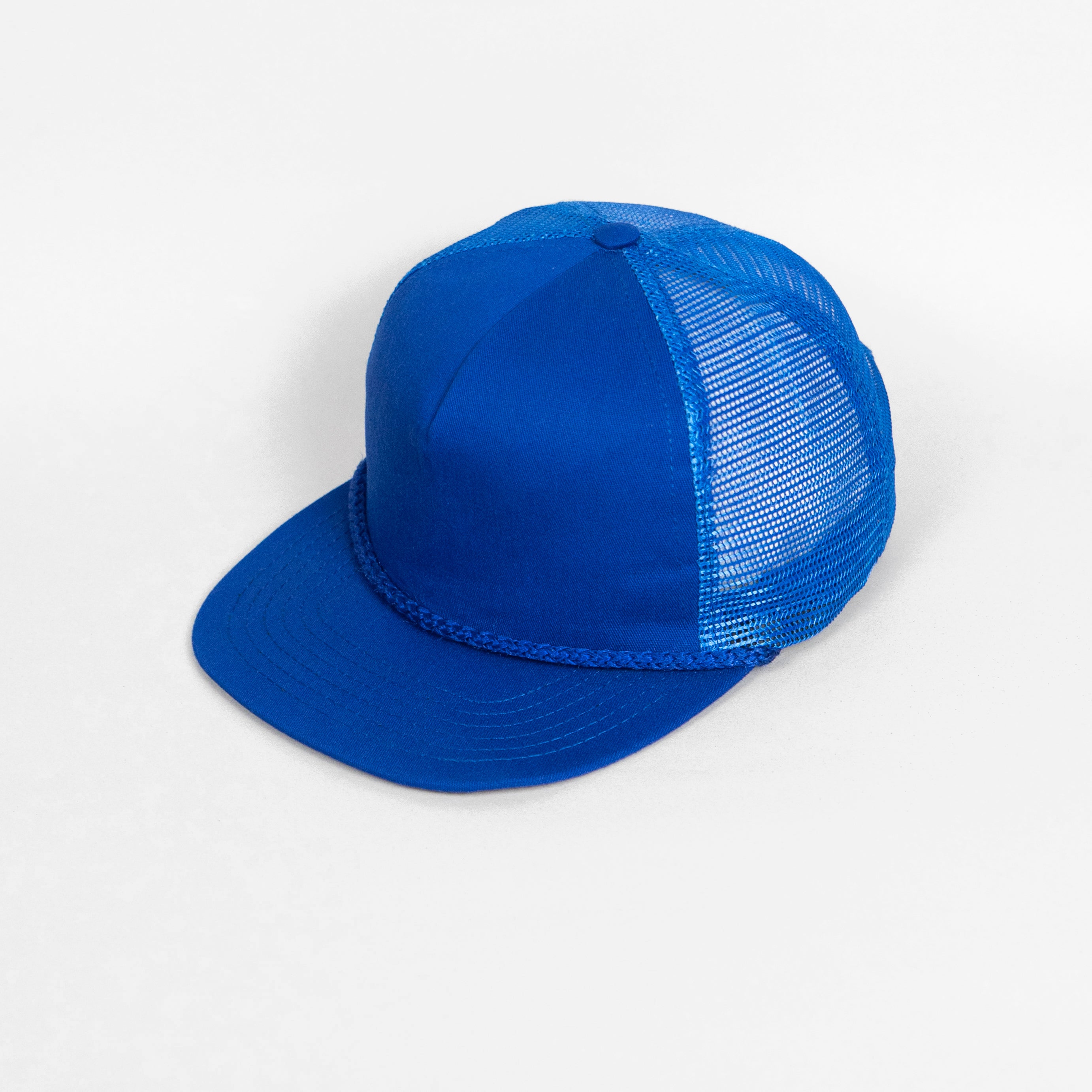 Blank Blue Mesh Cap