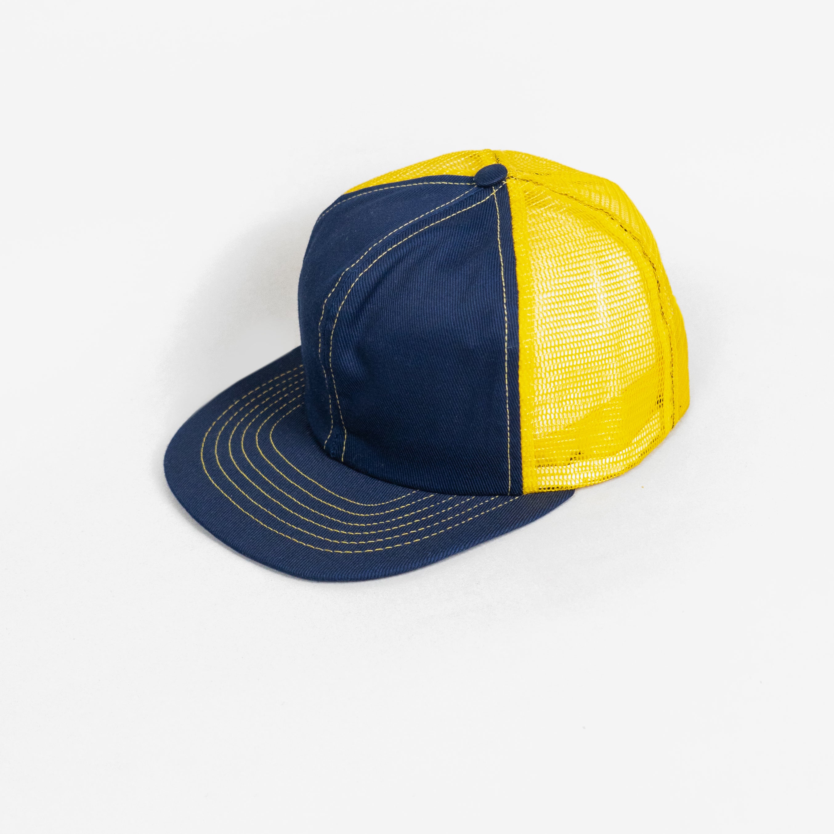 Blank Navy Mesh Cap