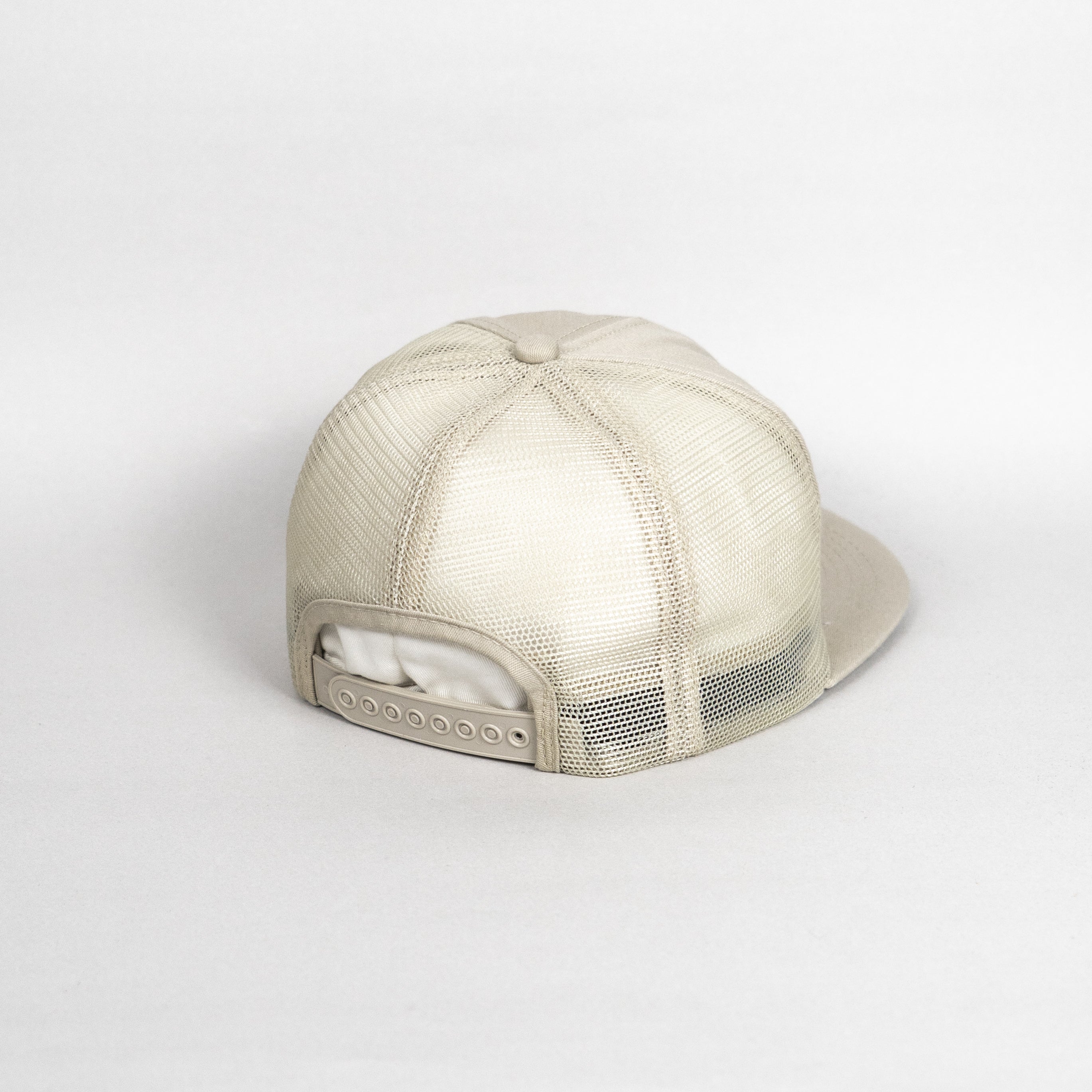 Blank Beige Mesh Cap