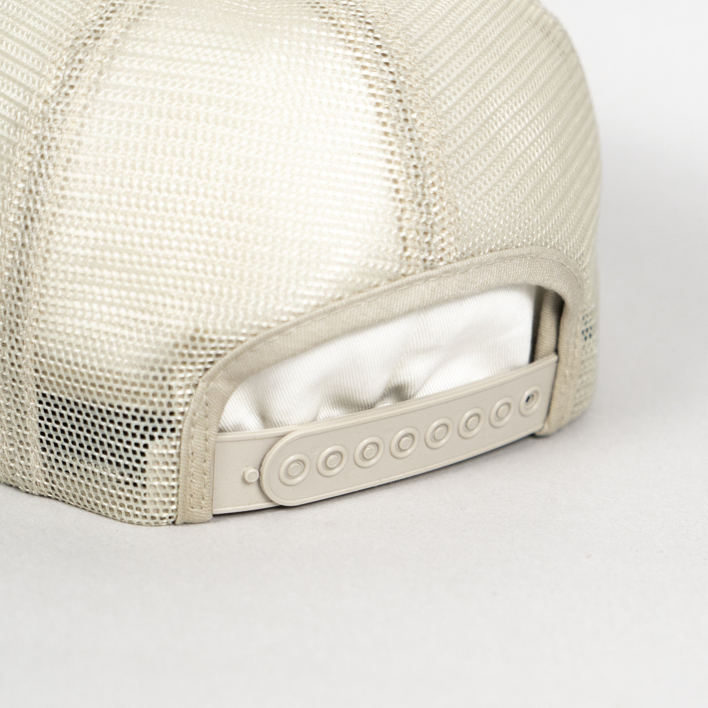 Blank Beige Mesh Cap