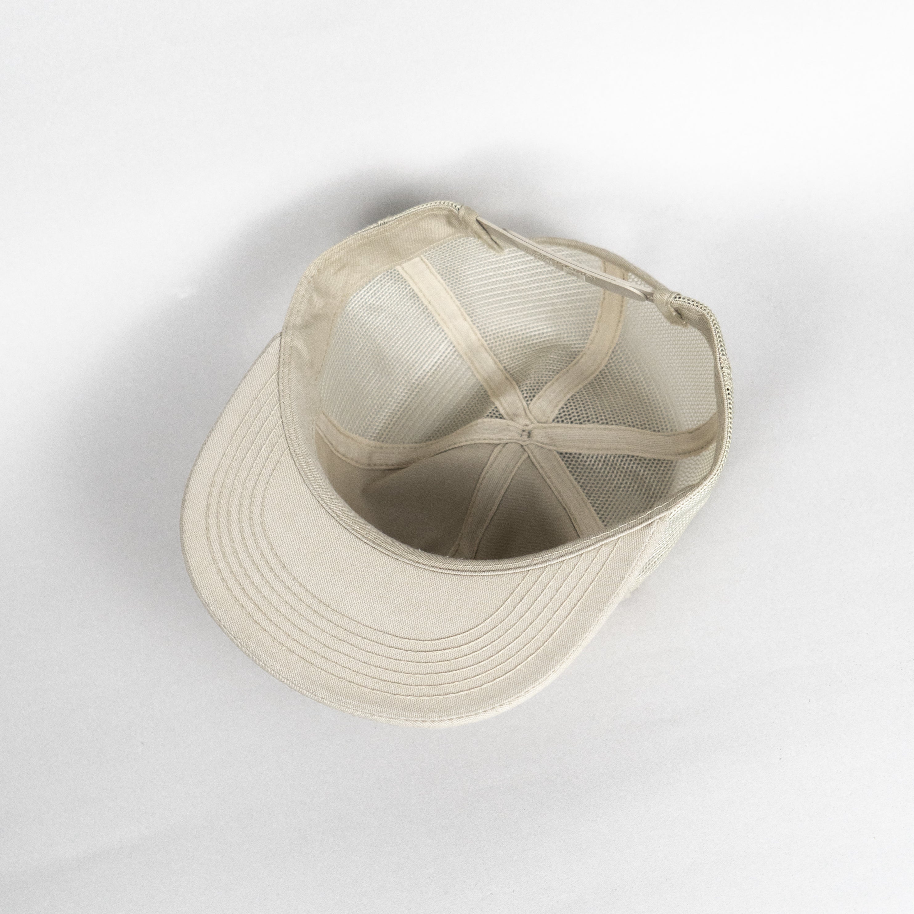 Blank Beige Mesh Cap