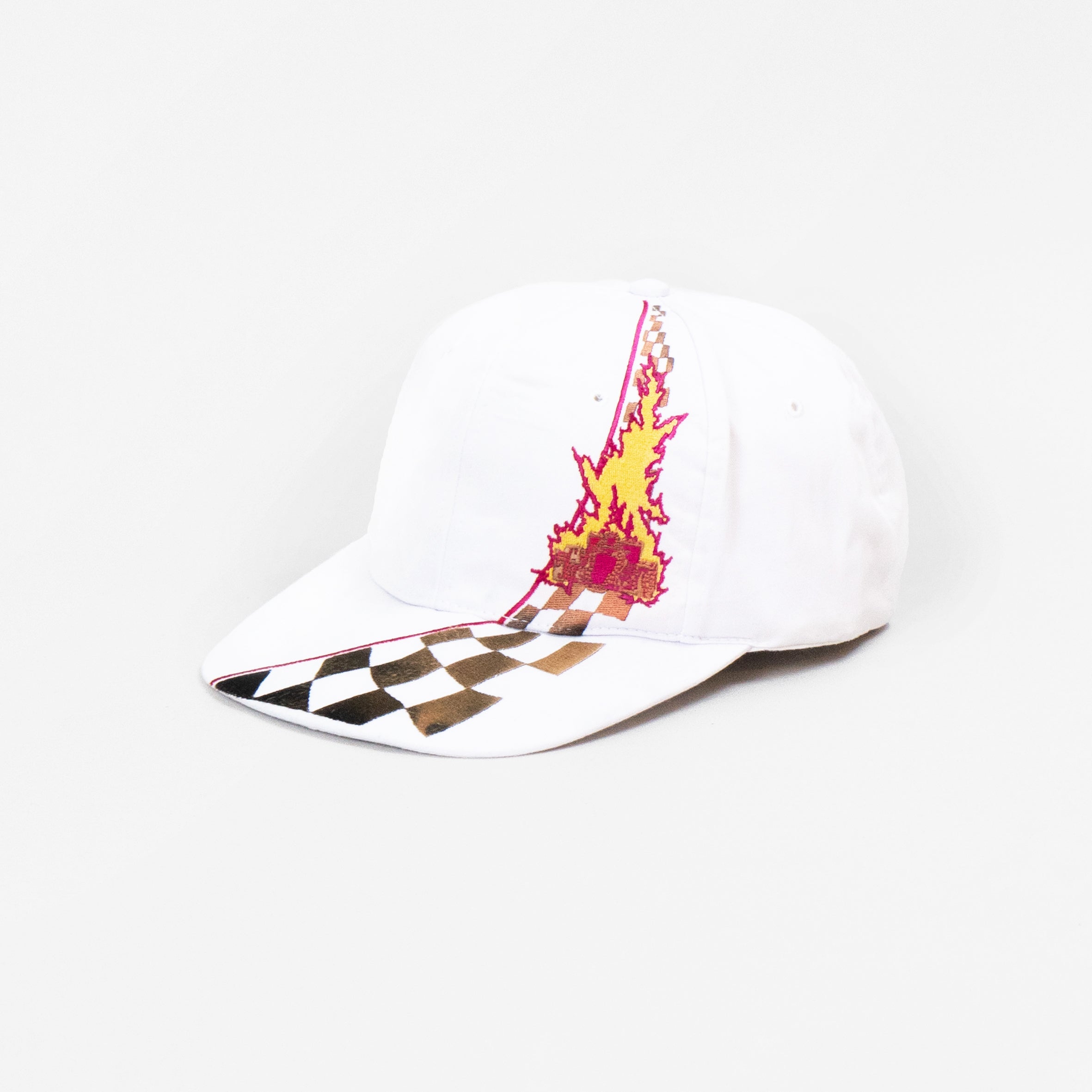 Checkered Flag White