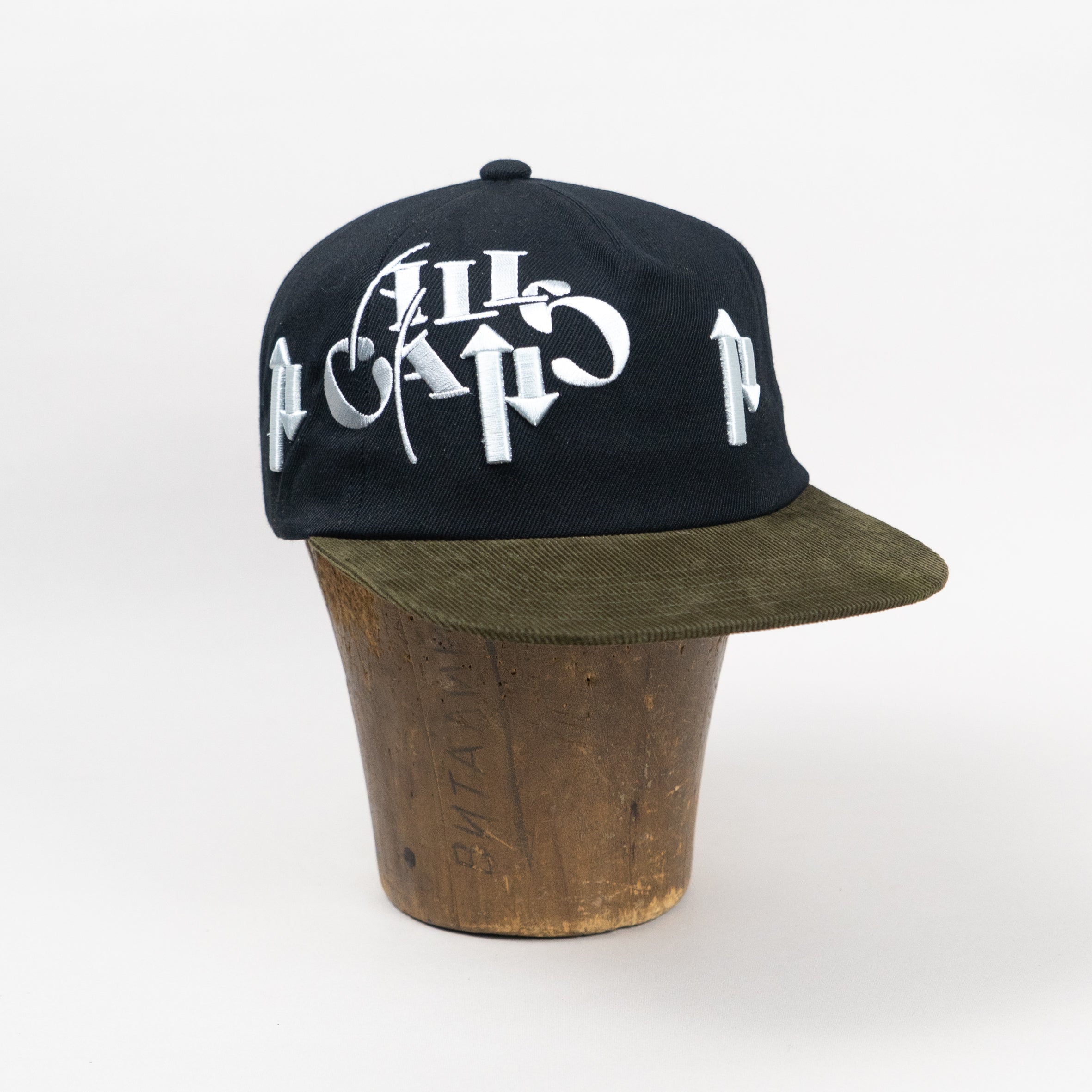PHINGERIN × ALLCAPS ARROW CORD HAT - ALLCA"P"S