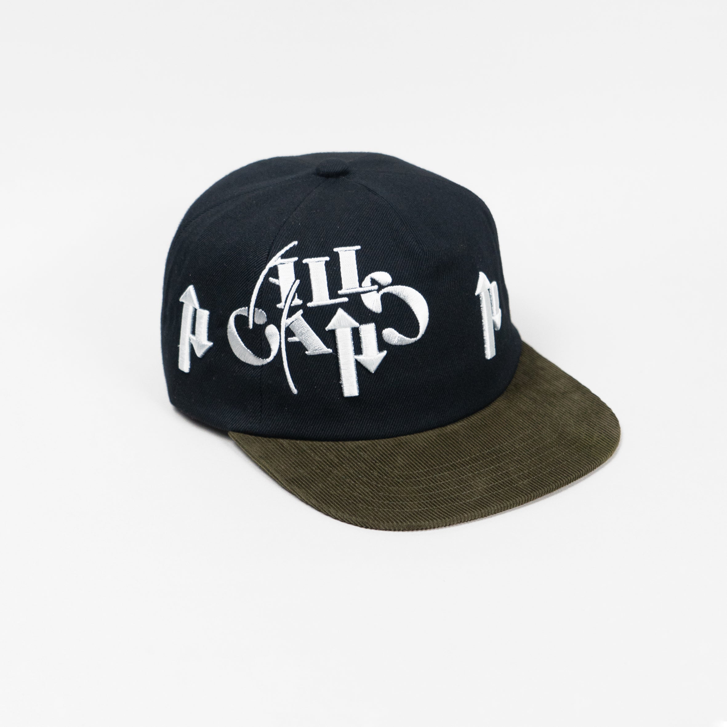 PHINGERIN × ALLCAPS ARROW CORD HAT - ALLCA"P"S