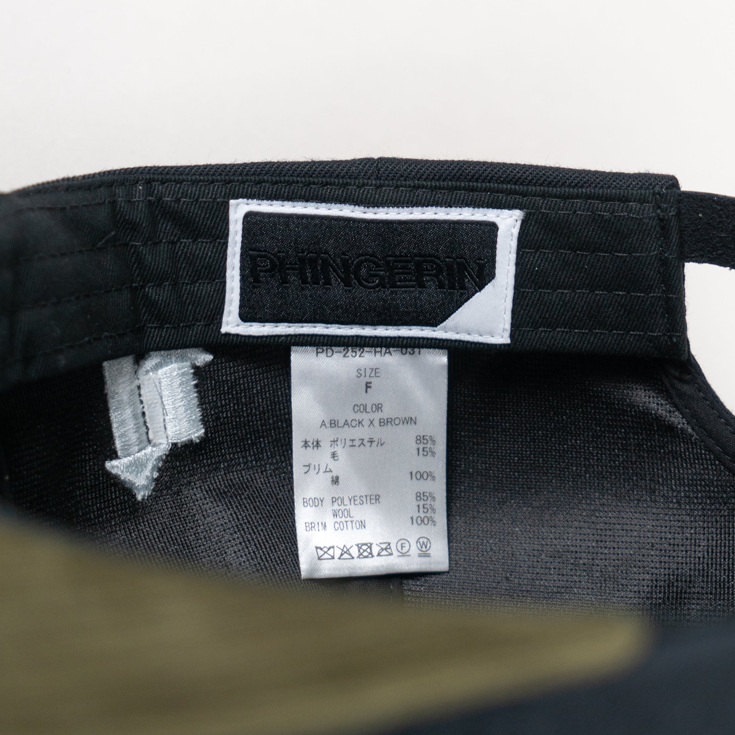 PHINGERIN × ALLCAPS ARROW CORD HAT - ALLCA"P"S