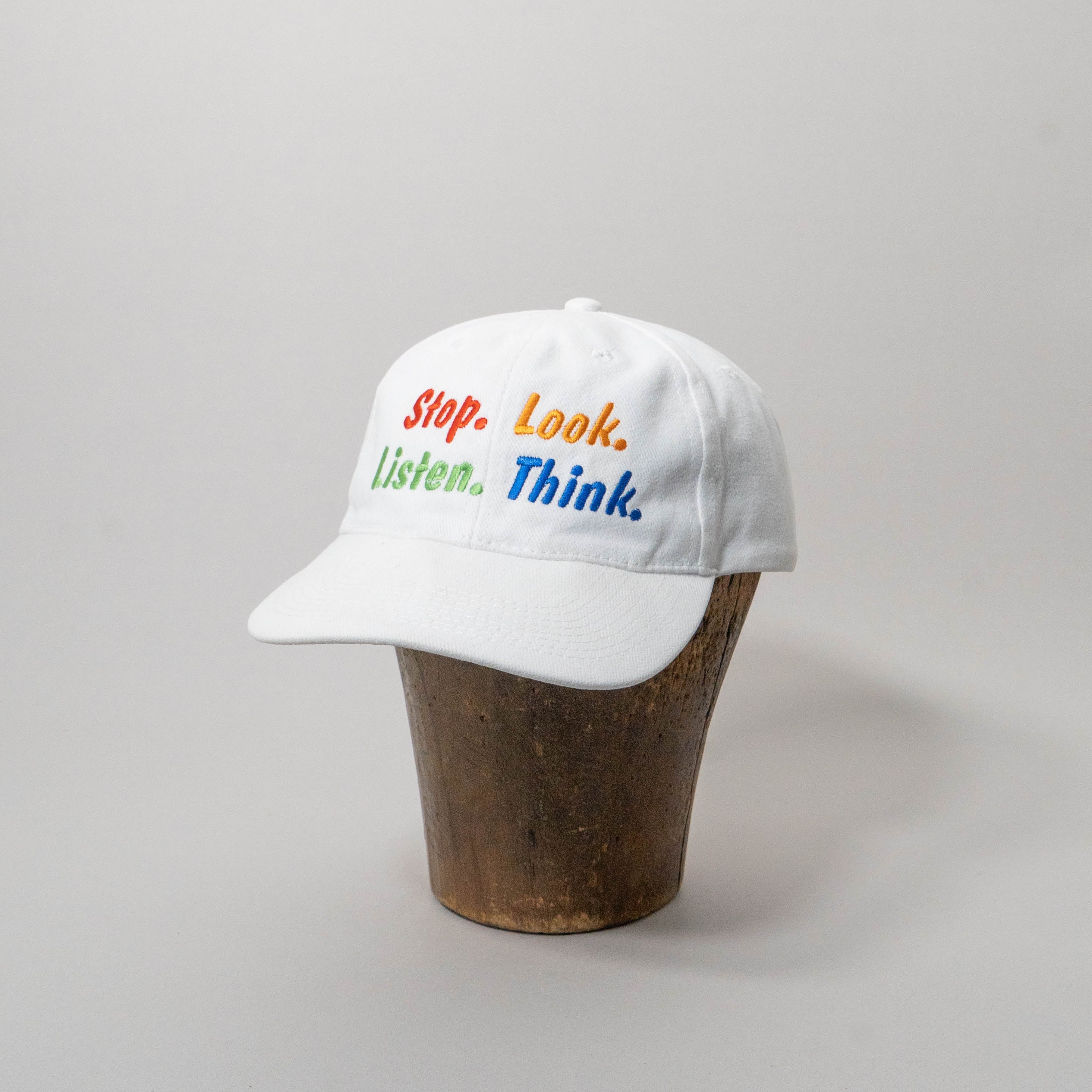 Stop. Look. Listen. Think.